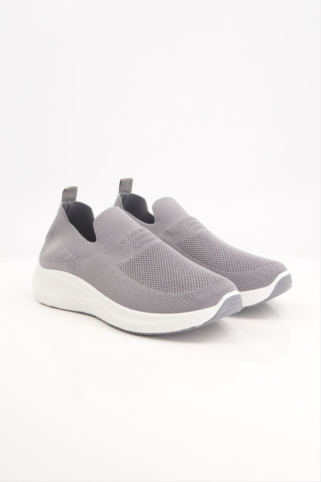 MEN'S GREY SKECHERS SHOES
