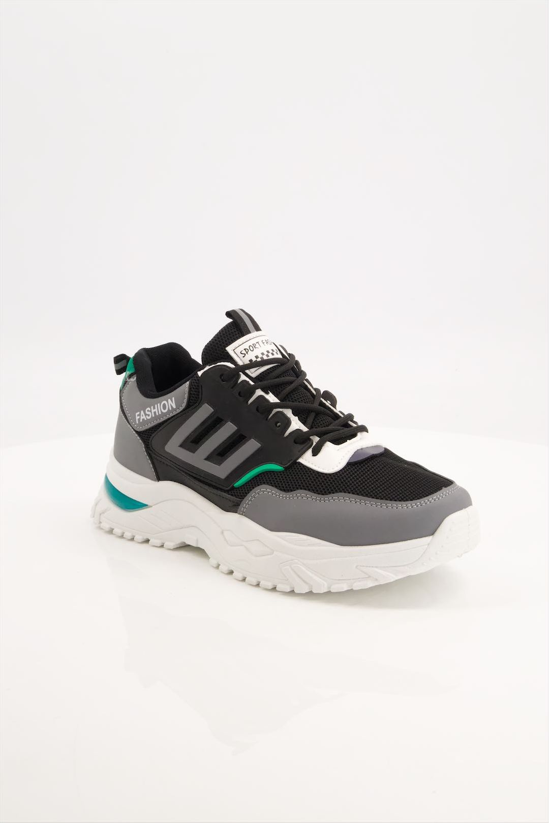 Black Men Jogger Shoes by StepUp