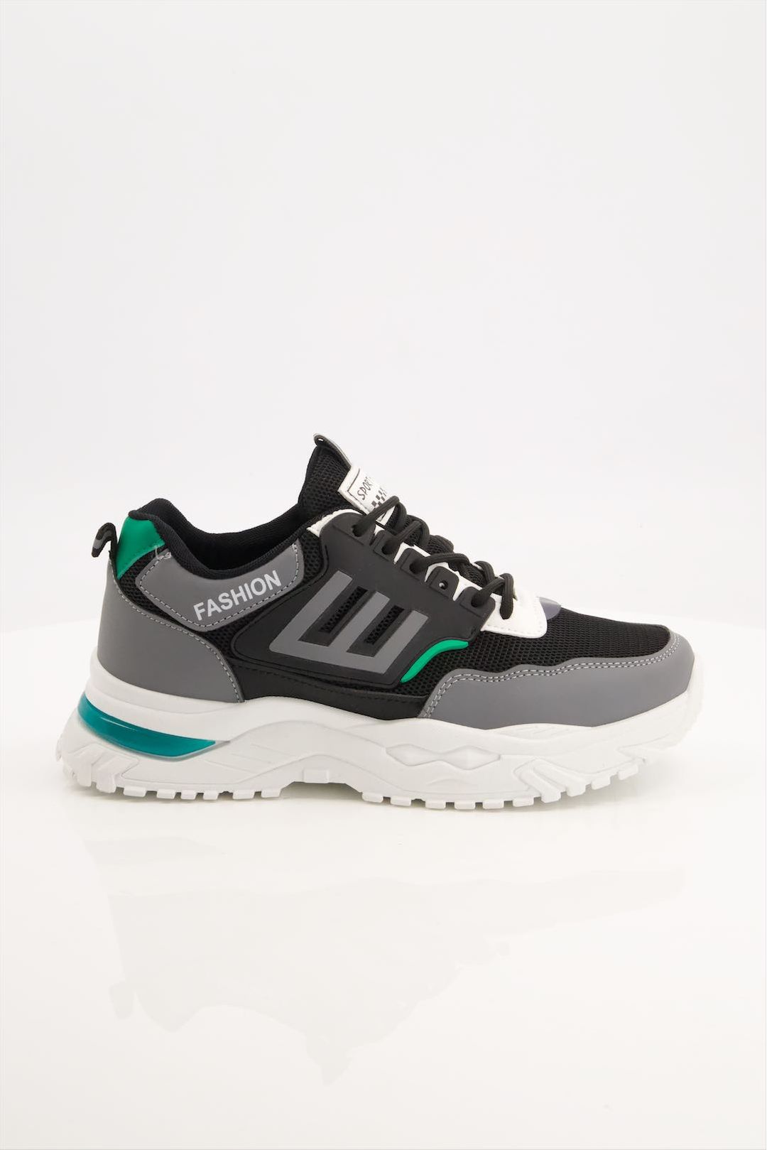Black Men Jogger Shoes by StepUp