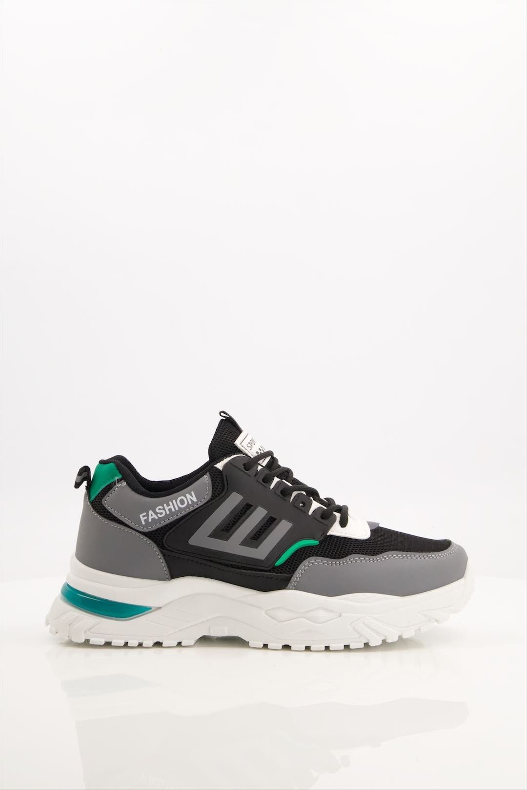 Black Men Jogger Shoes by StepUp