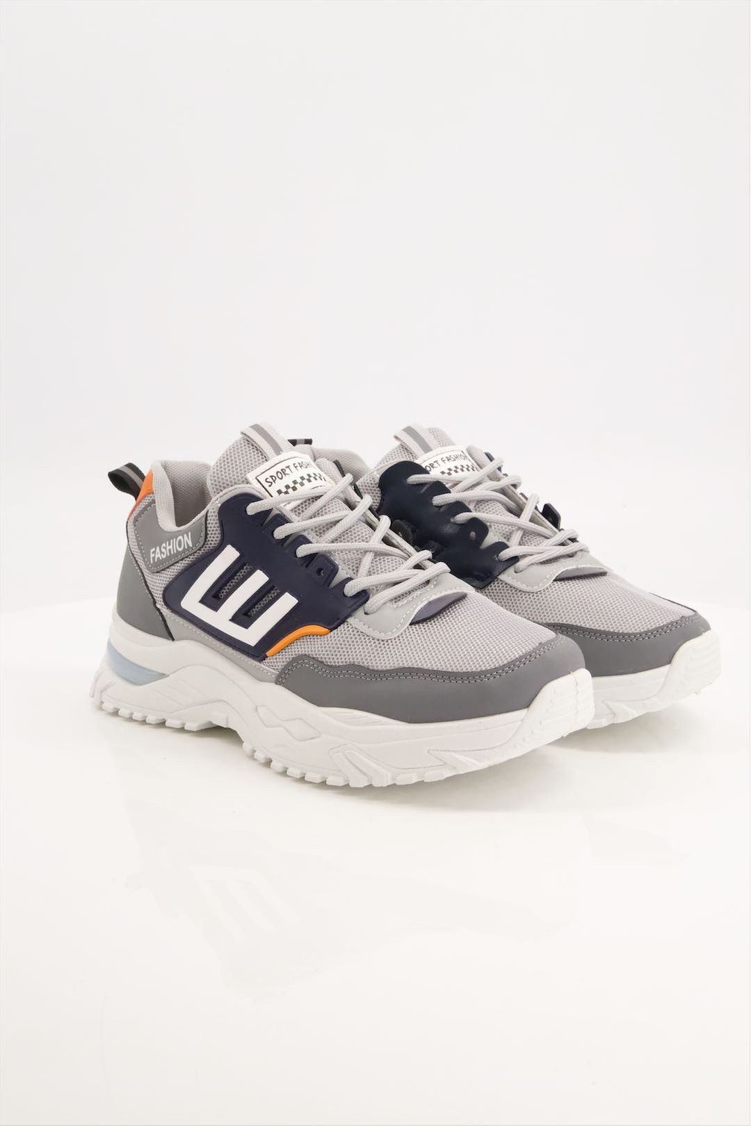 Grey Men Jogger Shoes by StepUp