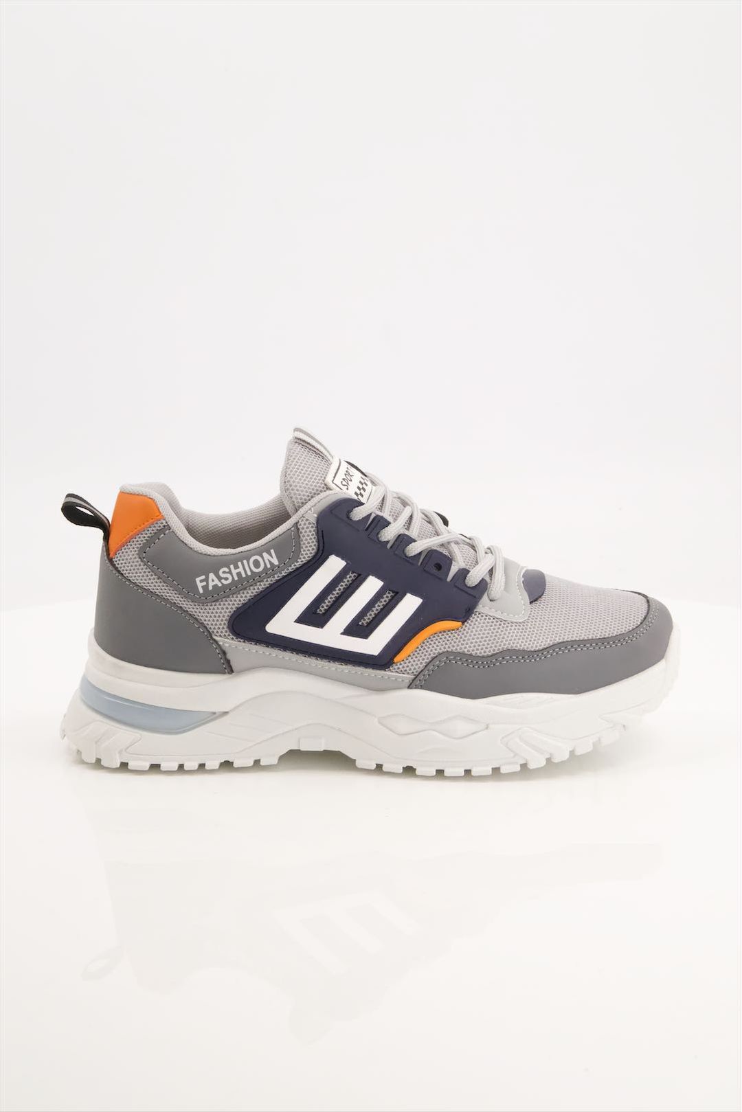 Grey Men Jogger Shoes by StepUp